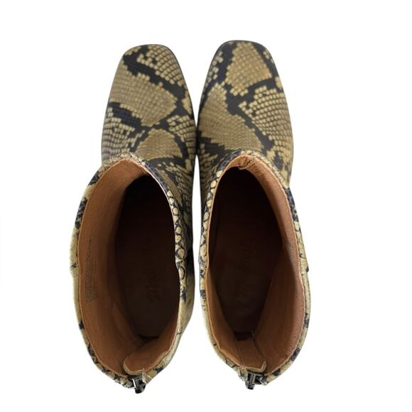 Madewell The Essex Ankle Boot in Snake Print - Size 7 - Picture 5 of 11